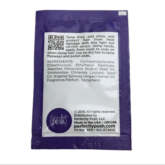 PERFECTLY POSH Enchantress Seductively Smoothing Hair Serum Samples 12 Packets - Picture 3 of 3